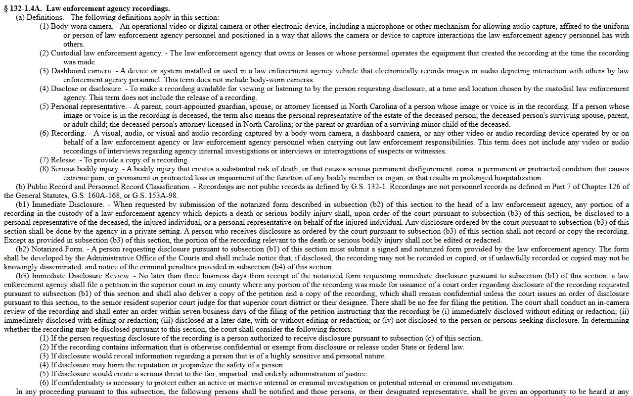 Pamlico County criminal court records and law enforcement recording rules